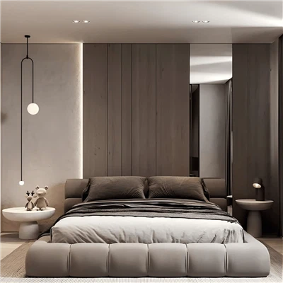 Modern platformbed met laag profiel